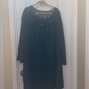 Ava & Viv Teal Dress Plus Size